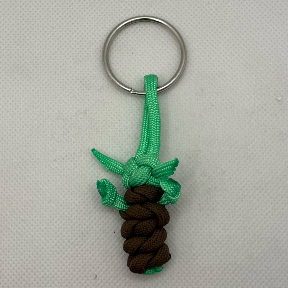 Handmade Baby Yoda Grogu Paracord Keychain